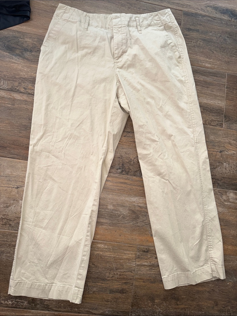 Target Women's Straight Leg Chino Pants in Cream